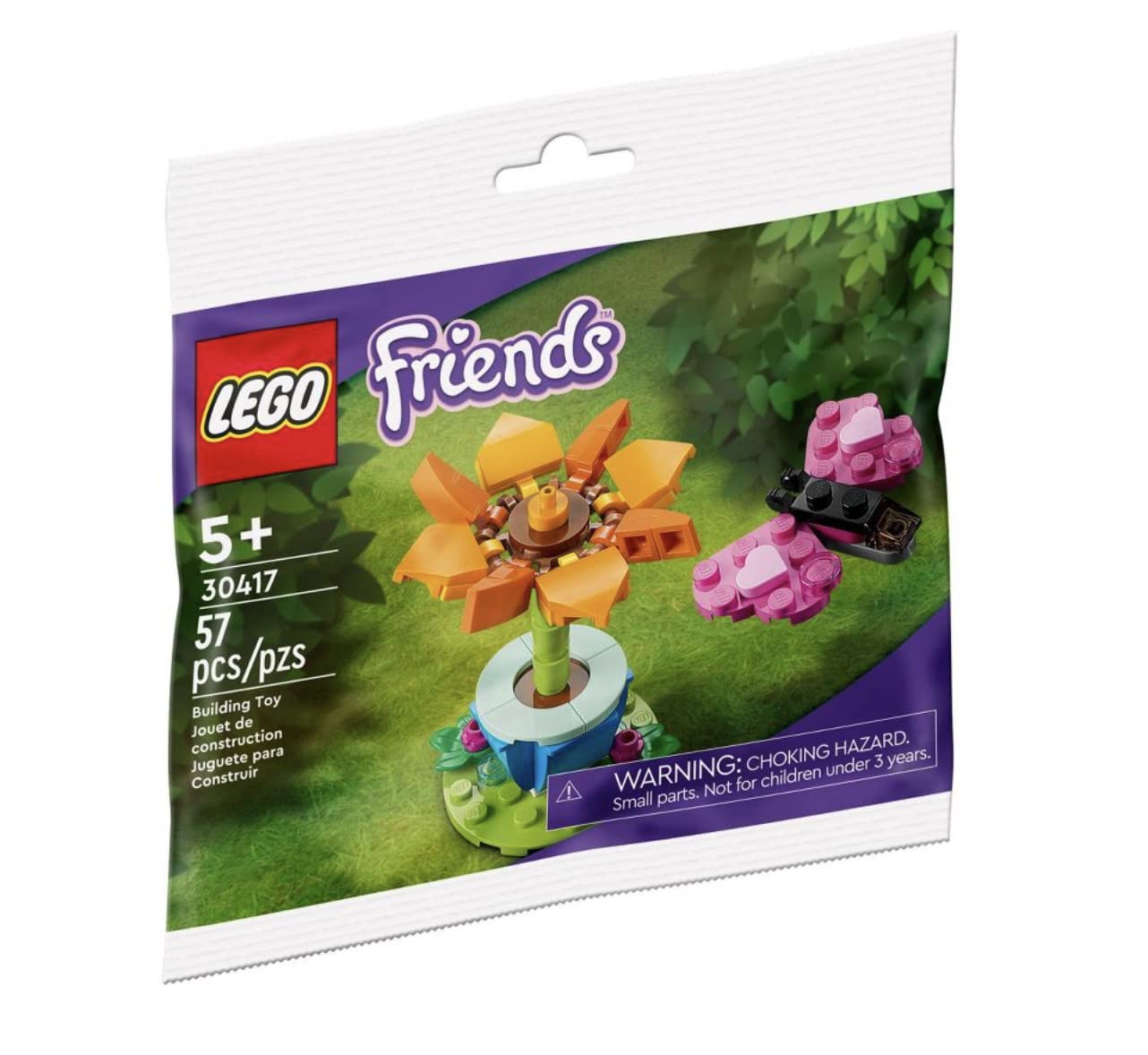 LEGO Friends Garden Flower and Butterfly (30417) – Creative Pretend Play Toy