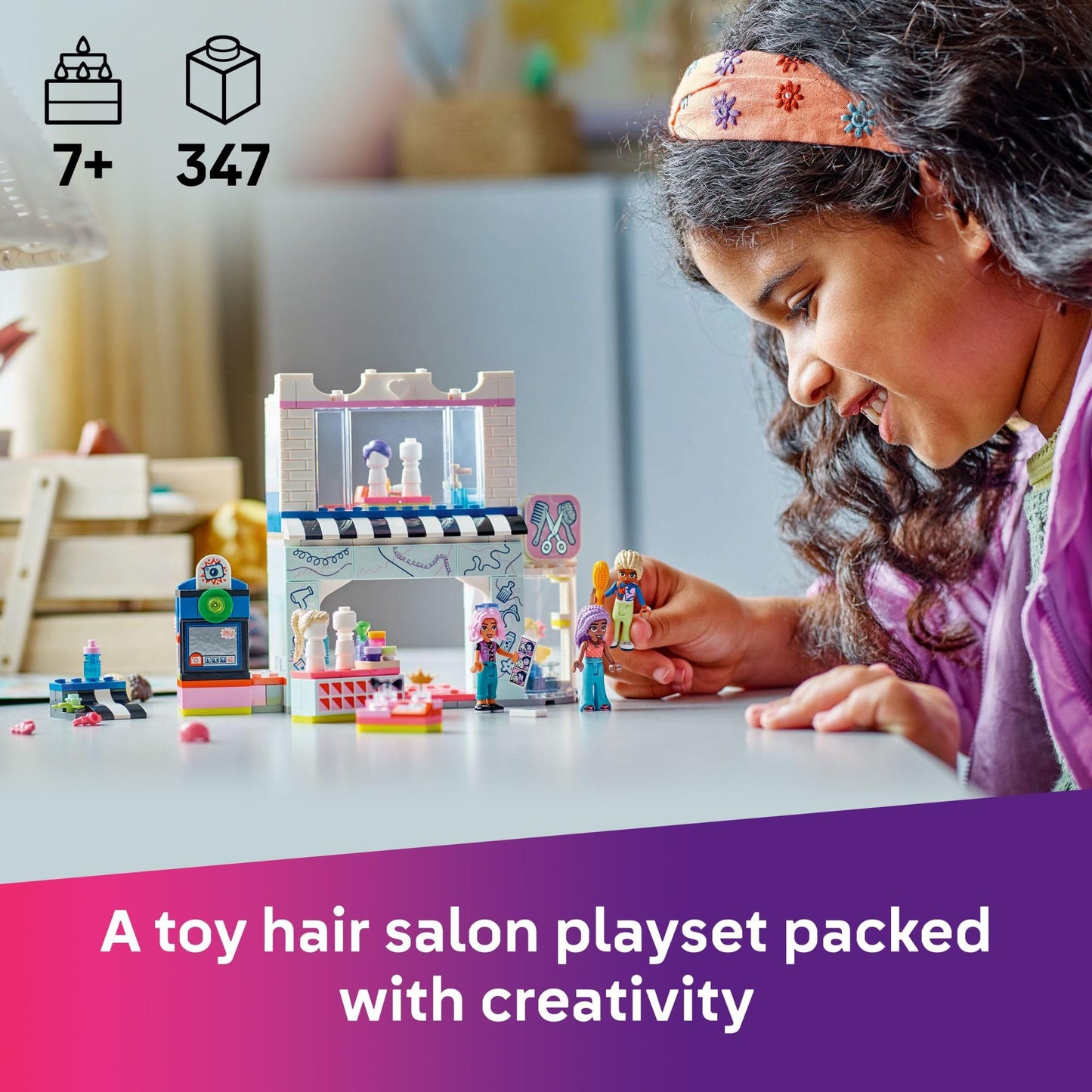 LEGO Friends Hair Salon and Accessories Store 42662 | 3 Minidolls, 347 Pieces