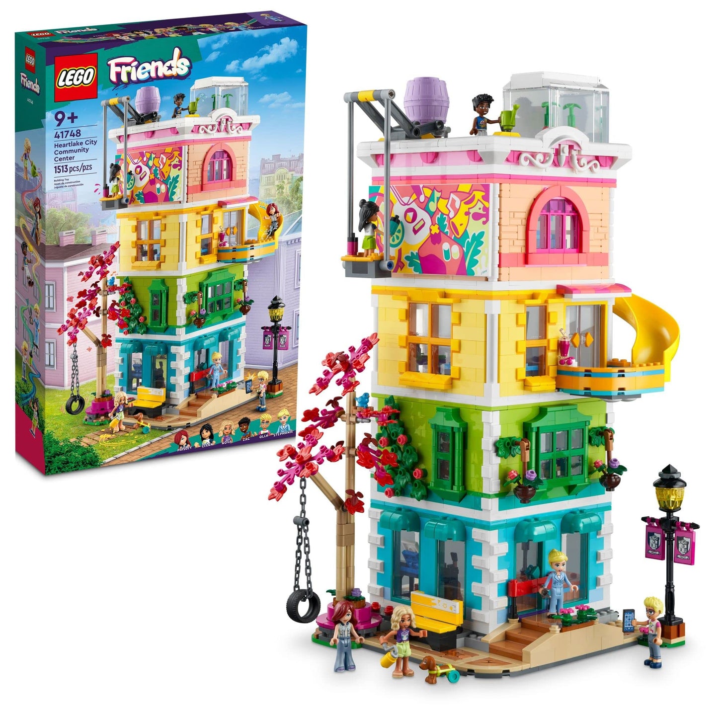 LEGO Friends Heartlake City Community Center 41748 | Creative Building Toy Set for Ages 9+