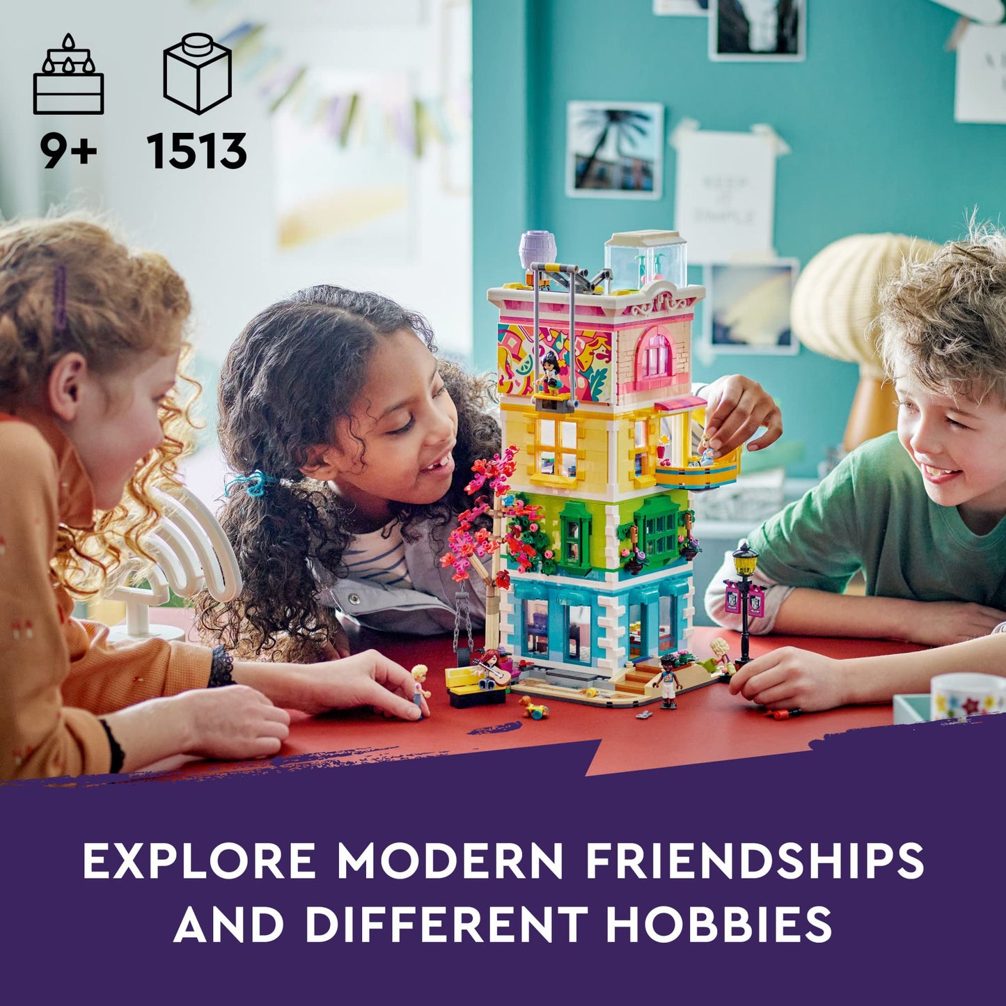 LEGO Friends Heartlake City Community Center 41748 | Creative Building Toy Set for Ages 9+