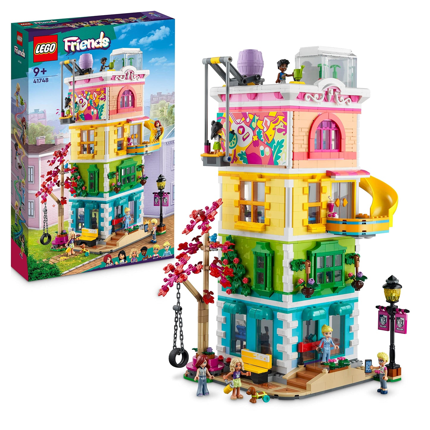 LEGO Friends Heartlake City Community Centre – 5-Floor Modular Building Set (41748)