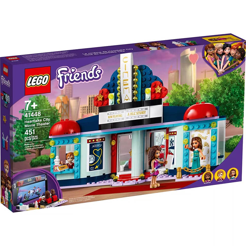 LEGO Friends Heartlake City Movie Theater 41448 – 451-Piece Playset | New 2021
