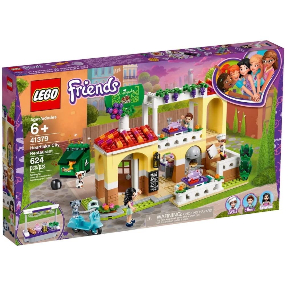LEGO Friends Heartlake City Restaurant 41379 – 624-Piece Playset