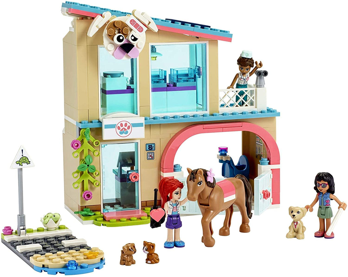 LEGO Friends Heartlake City Vet Clinic 41446 – 258-Piece Animal Care Building Kit