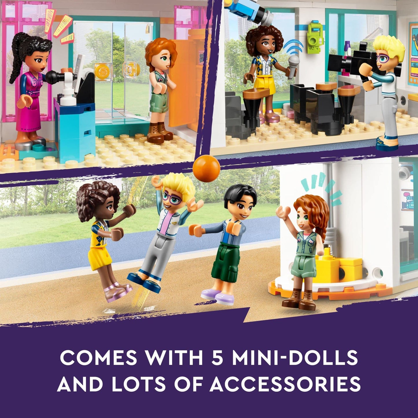LEGO Friends Heartlake International School Playset 41731 – 985-Piece Building Toy