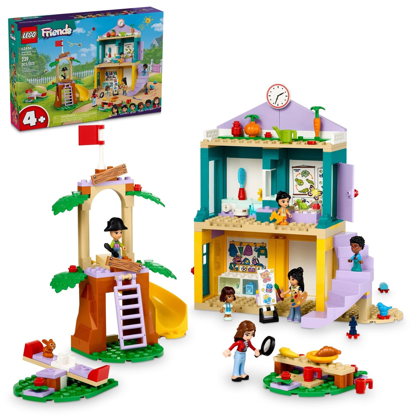 LEGO Friends Heartlake City Preschool Classroom Toy 42636 — Creative Playset for Kids 4+