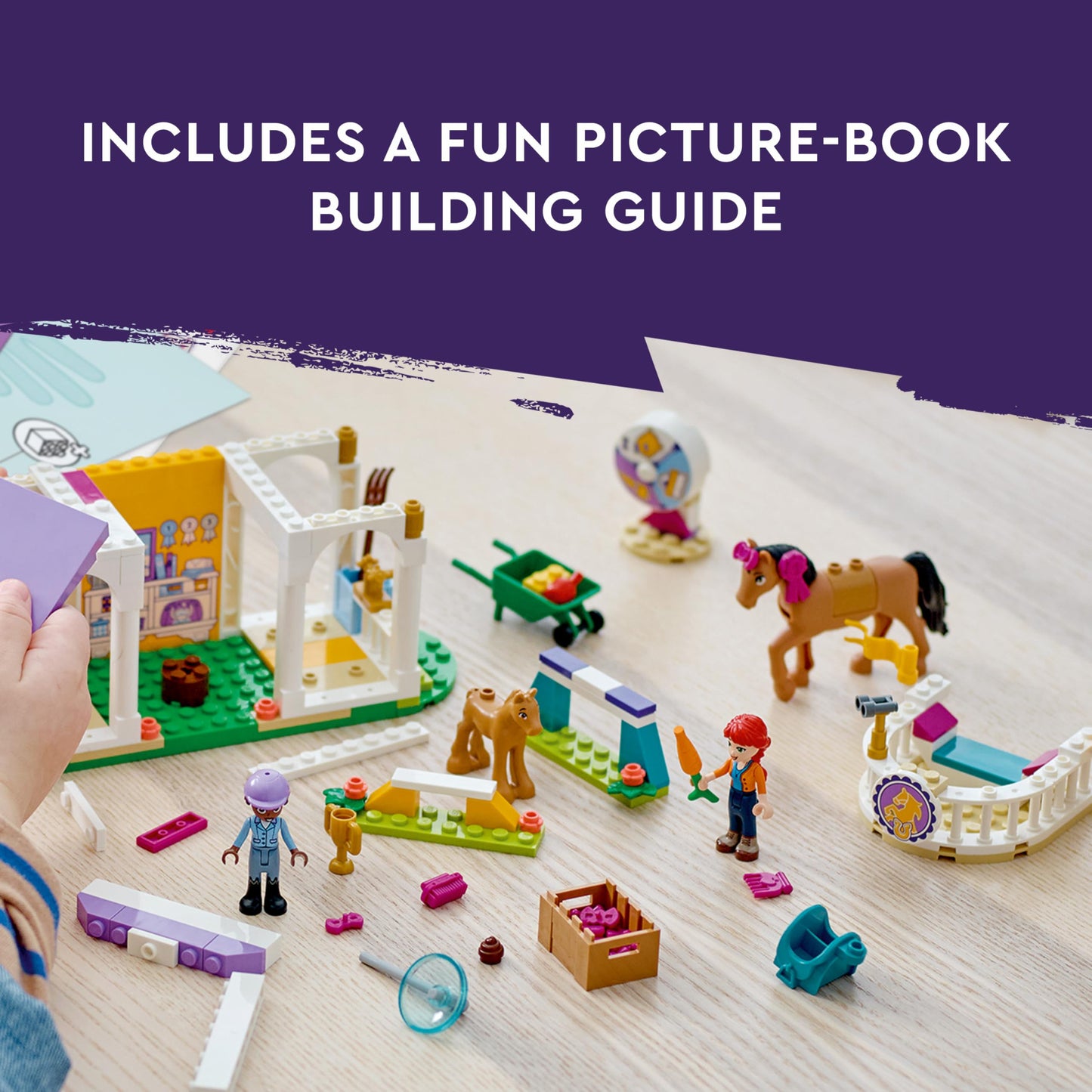 LEGO Friends Horse Training 41746 – 2 Mini-Dolls, Stable & Accessories | Ages 4+