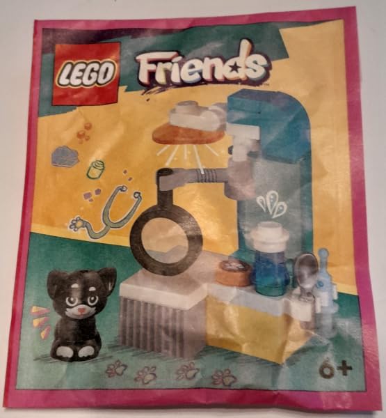 LEGO Friends Kitten Shadow Minifigure at Veterinary Station with Vet Stand