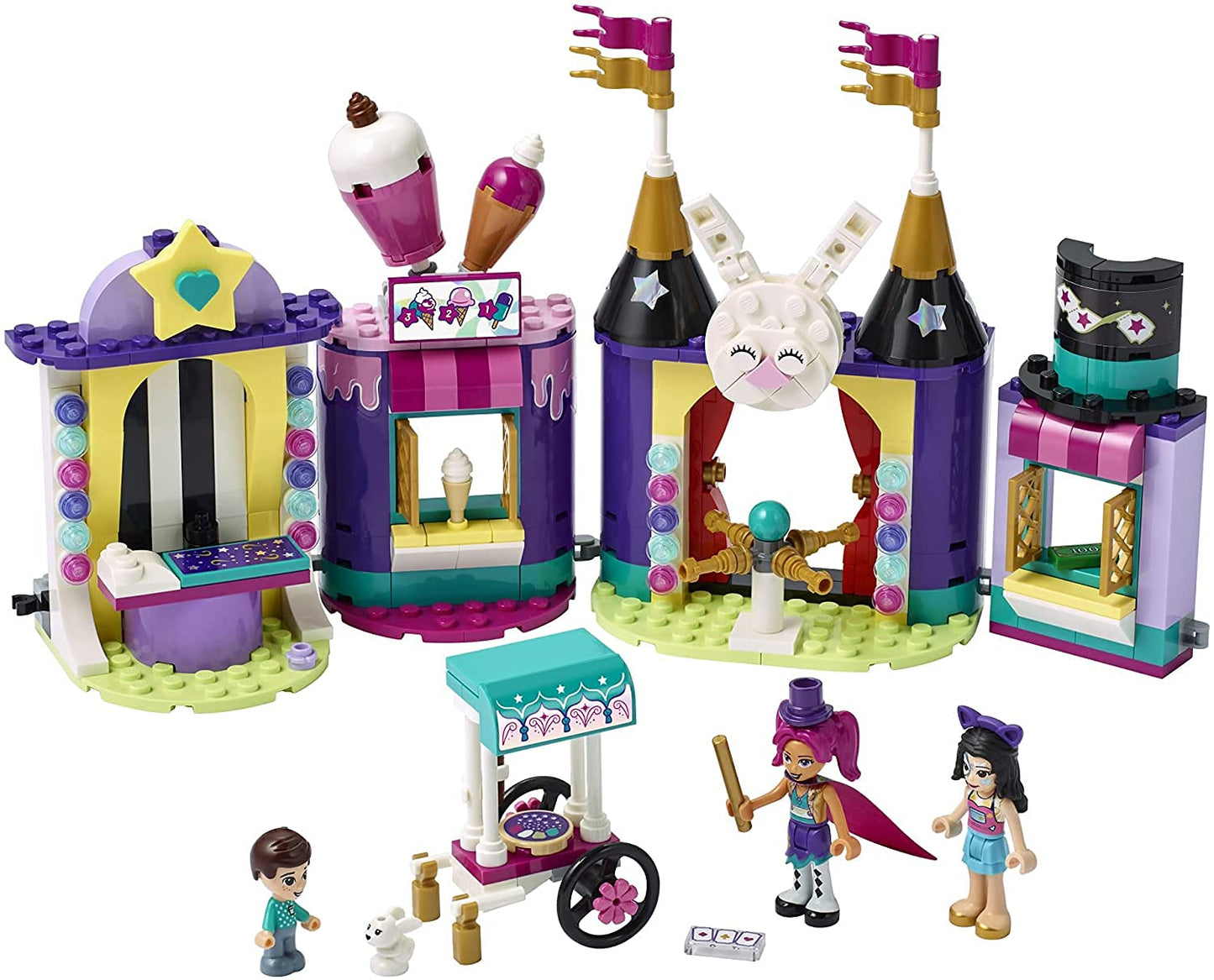 LEGO Friends Magical Funfair Stalls 41687 | Carnival Pretend Play Kit — 361 Pieces | New 2021