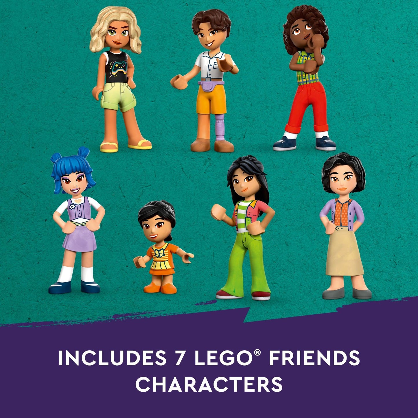 LEGO Friends Heartlake City Shopping Mall 42604 – 1,237-Piece Building Toy with 7 Mini-Dolls