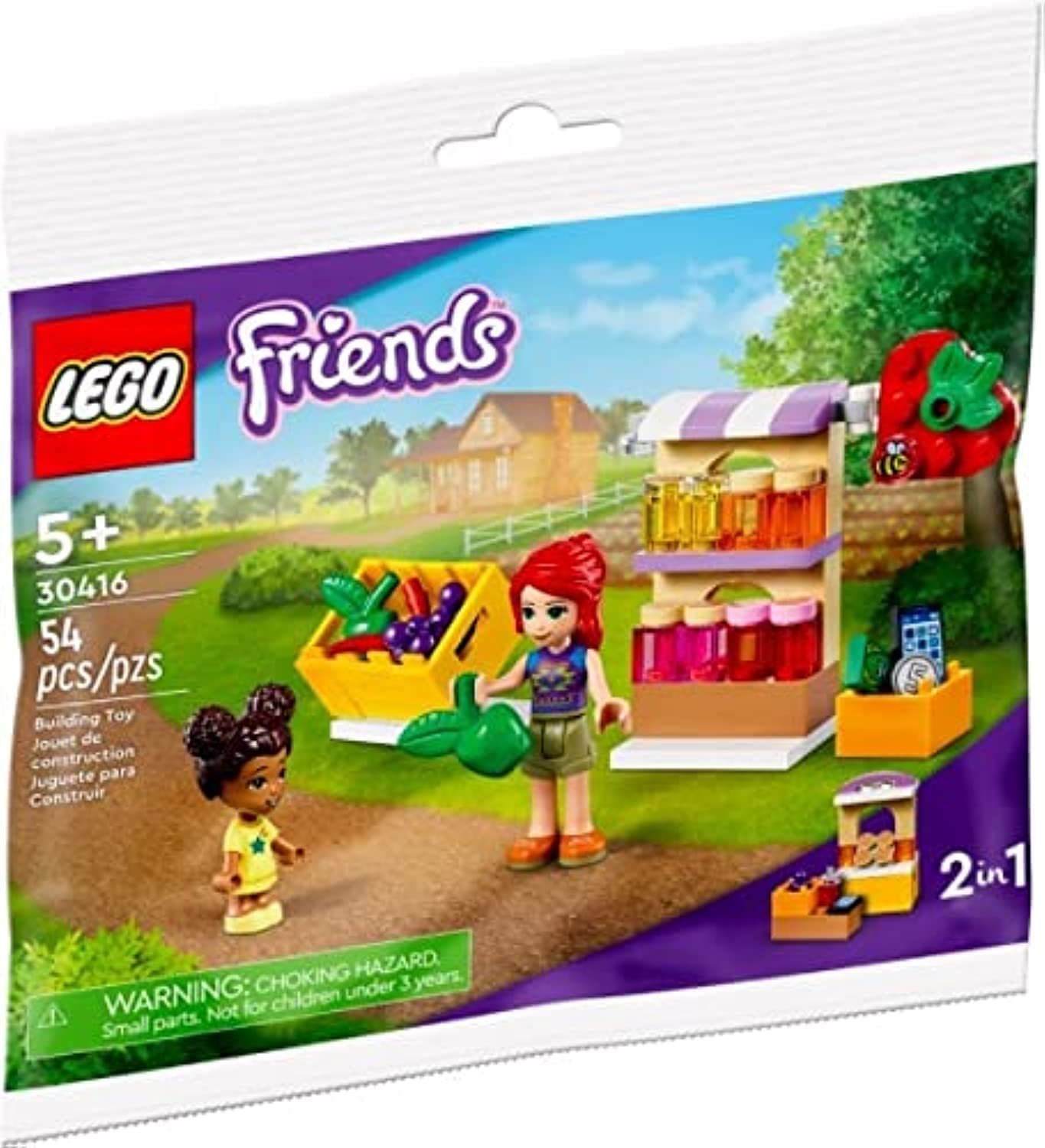 LEGO Friends Market Stall 30416 — Mini Market Playset for Kids 5+