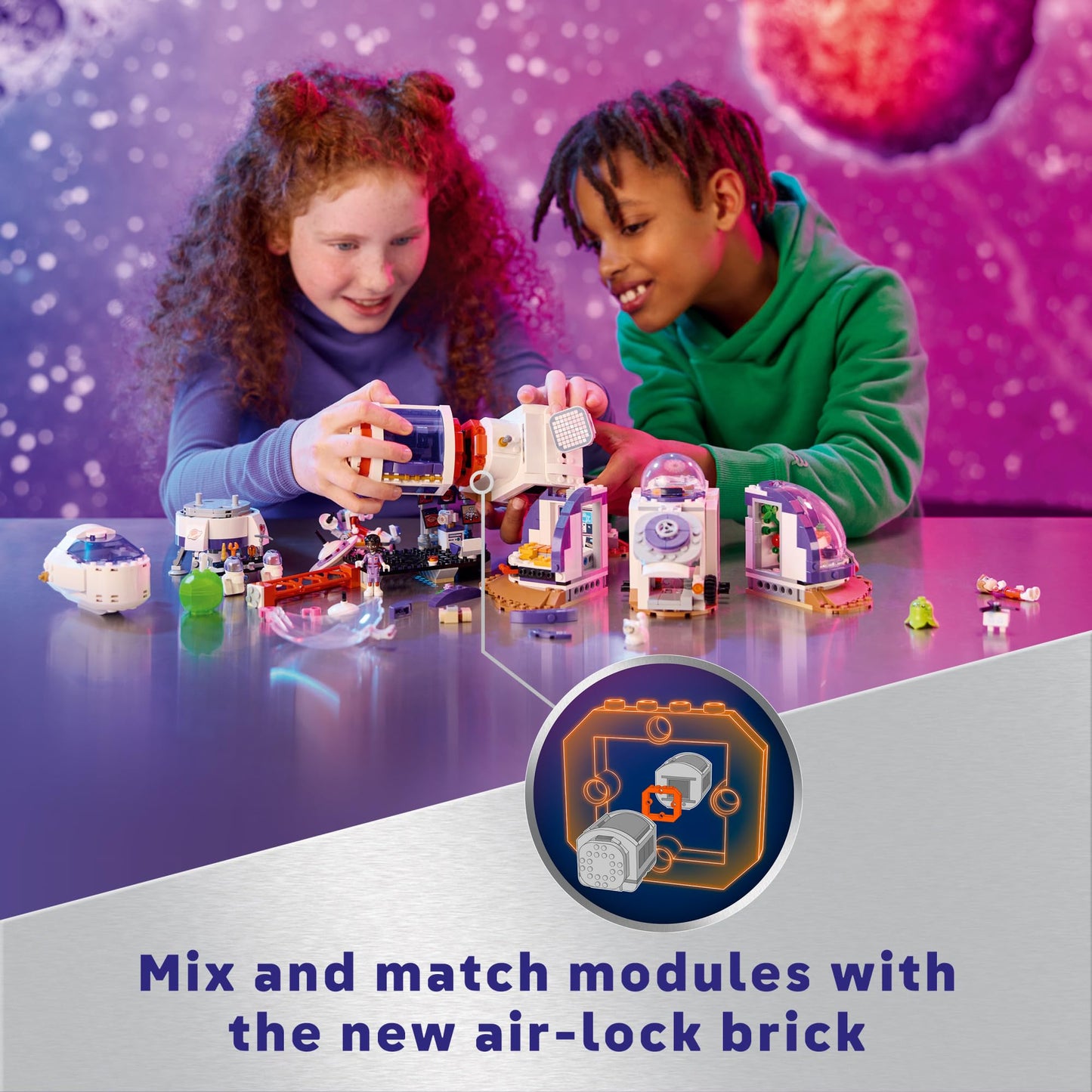 LEGO Friends Mars Space Base and Rocket Set (42605) – STEM Space Toy for Kids 8+
