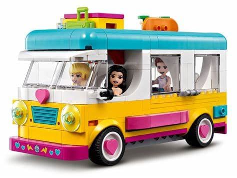 LEGO Friends Forest Camper Van and Sailboat 41681 – 487 Pieces