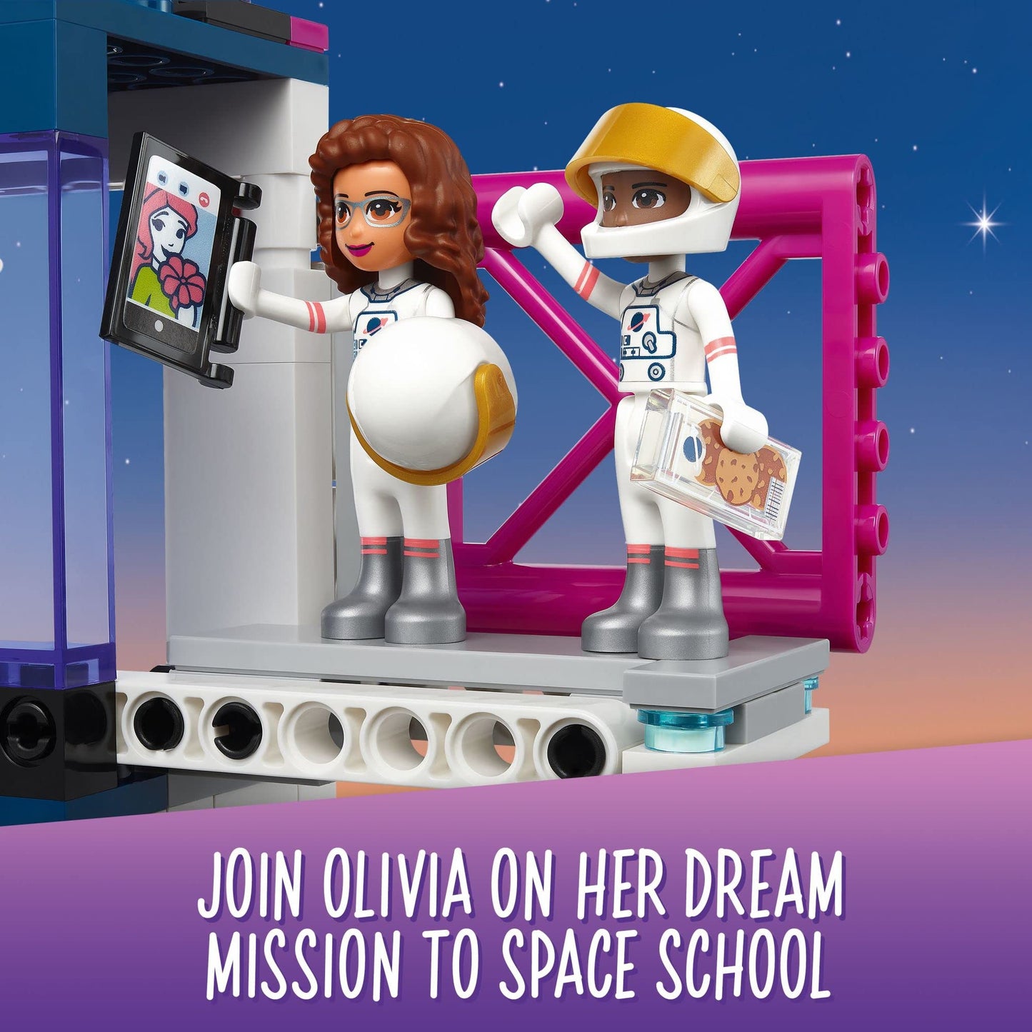 LEGO Friends Olivia’s Space Academy Shuttle 41713 – NASA-Inspired Space Toy for Kids 8+