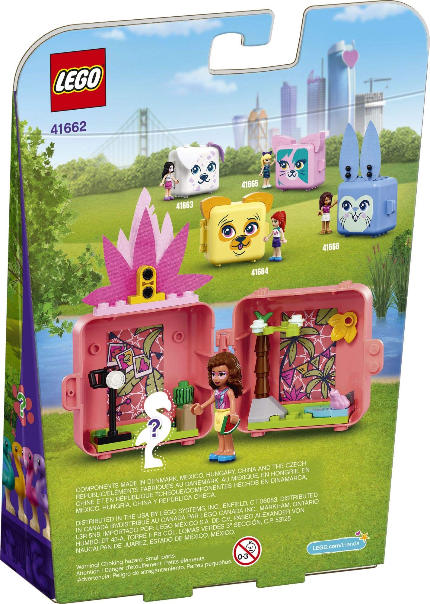 LEGO Friends Olivia's Flamingo Cube (41662) – Portable 41-Piece Playset