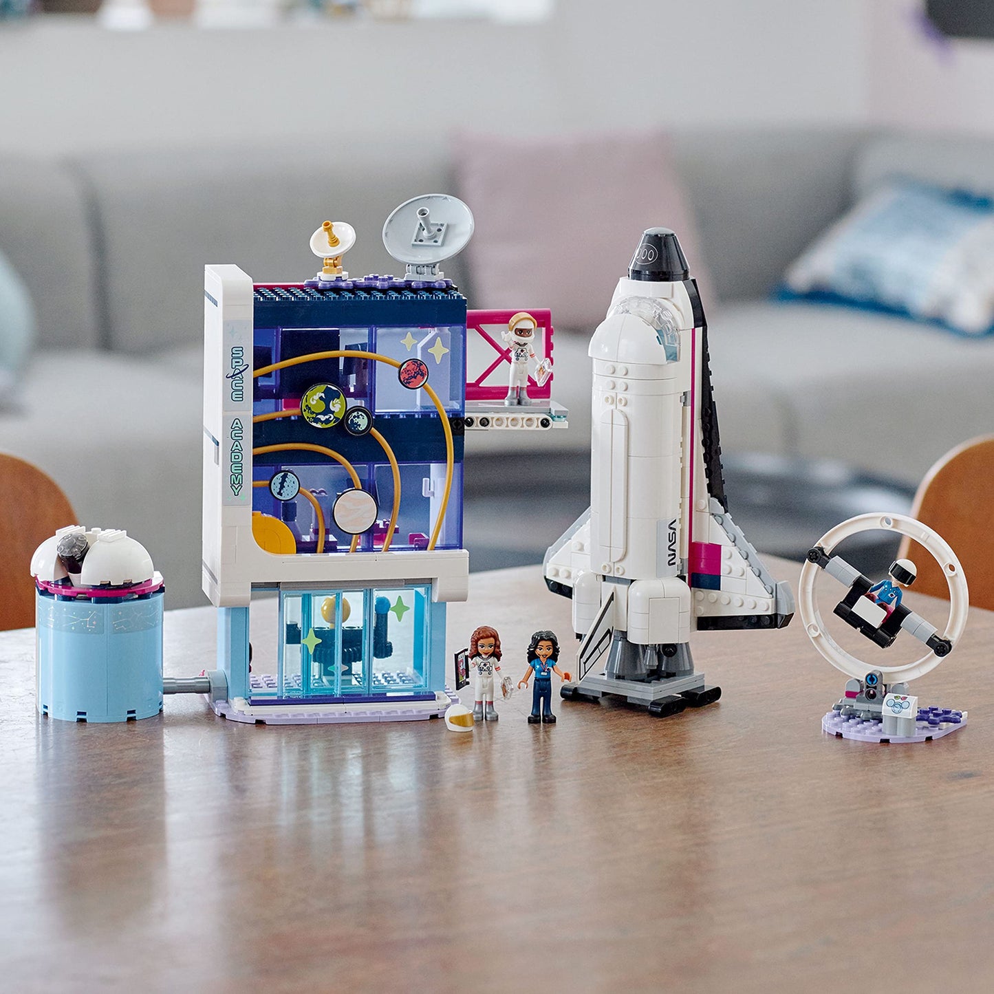 LEGO Friends Olivia’s Space Academy Shuttle Rocket 41713 – Space Toy for Kids 8+