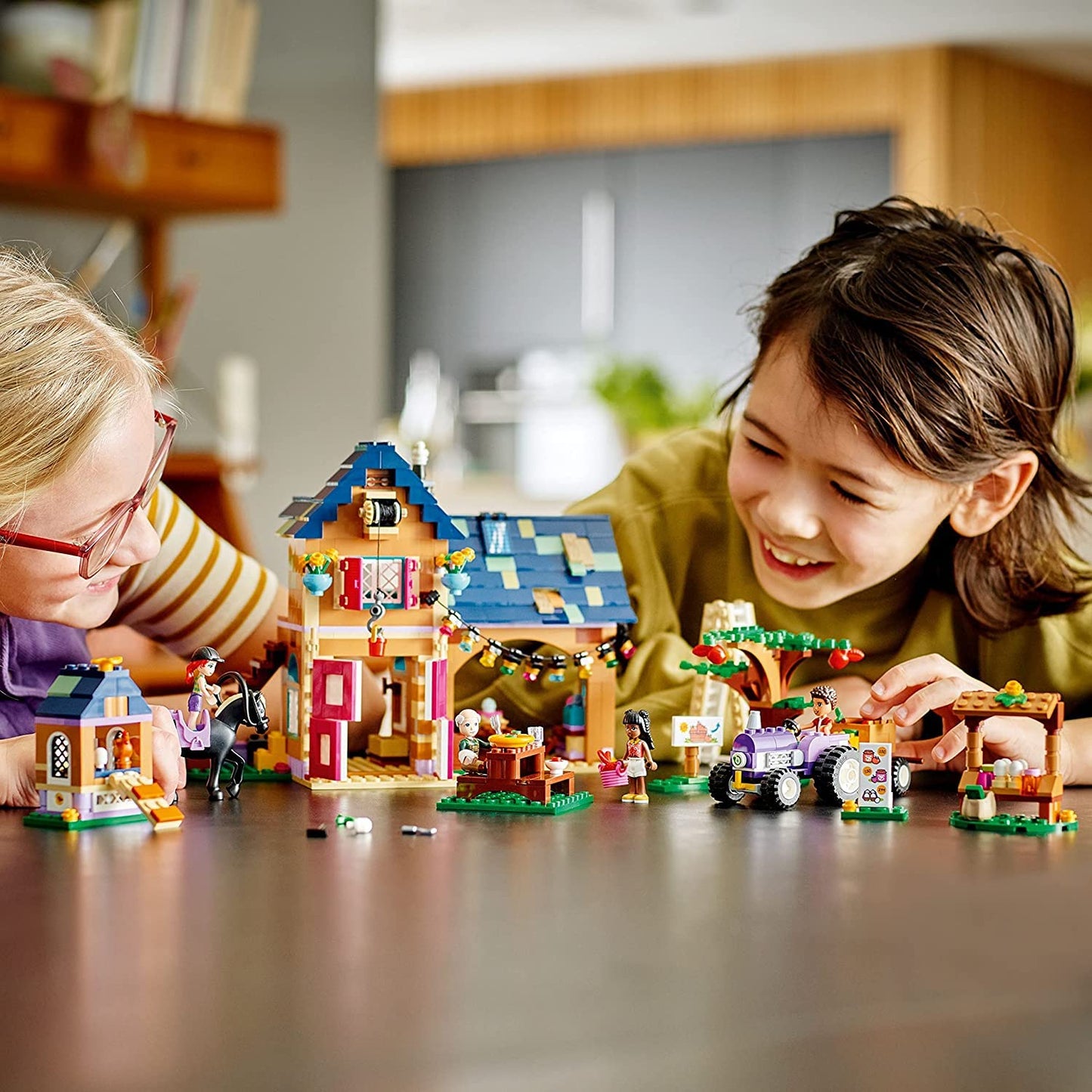 LEGO Friends Organic Farm House Set 41721 — Farm Playset with Tractor, Animals & Mini-Dolls