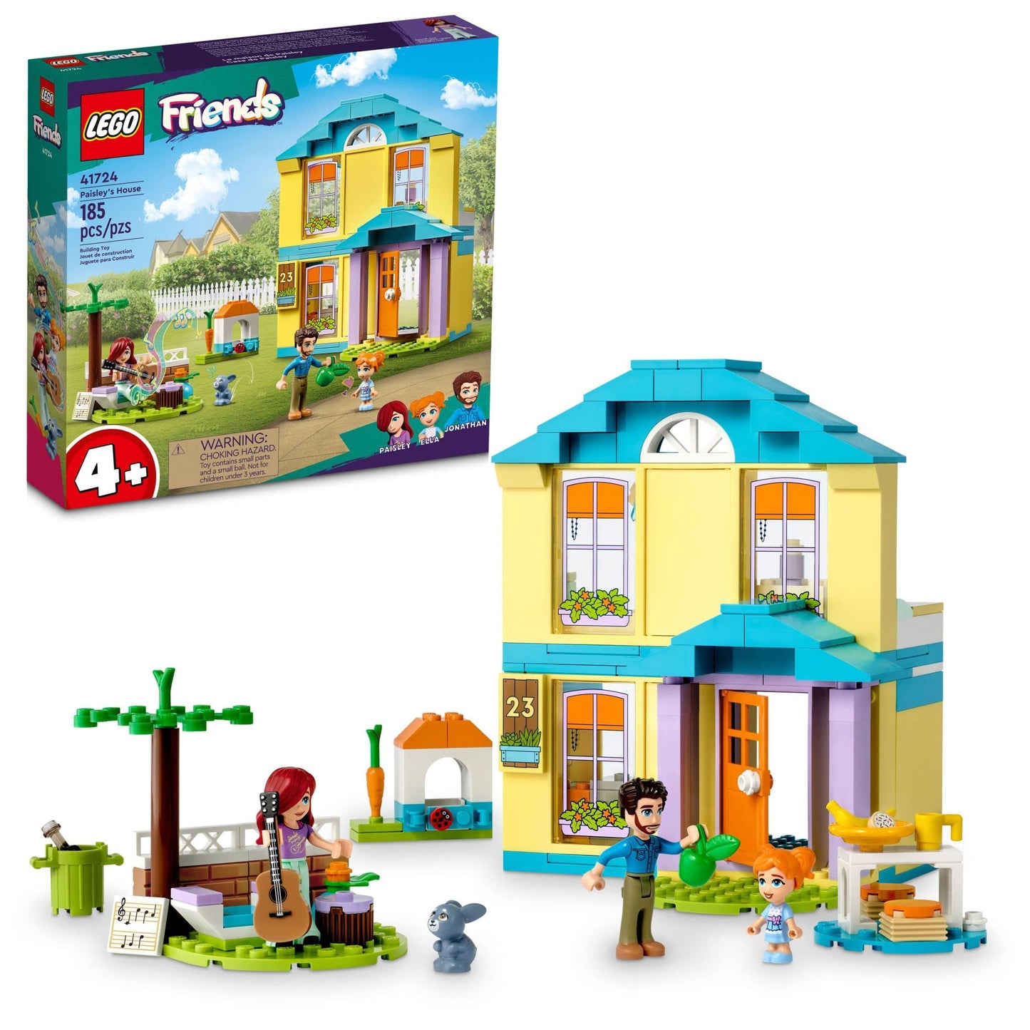 LEGO Friends Paisley’s House 41724 – 185-Piece Doll House Toy for Kids 4+