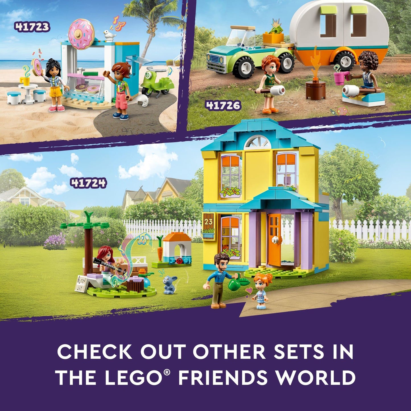 LEGO Friends Paisley’s House 41724 – 185-Piece Doll House Toy for Kids 4+