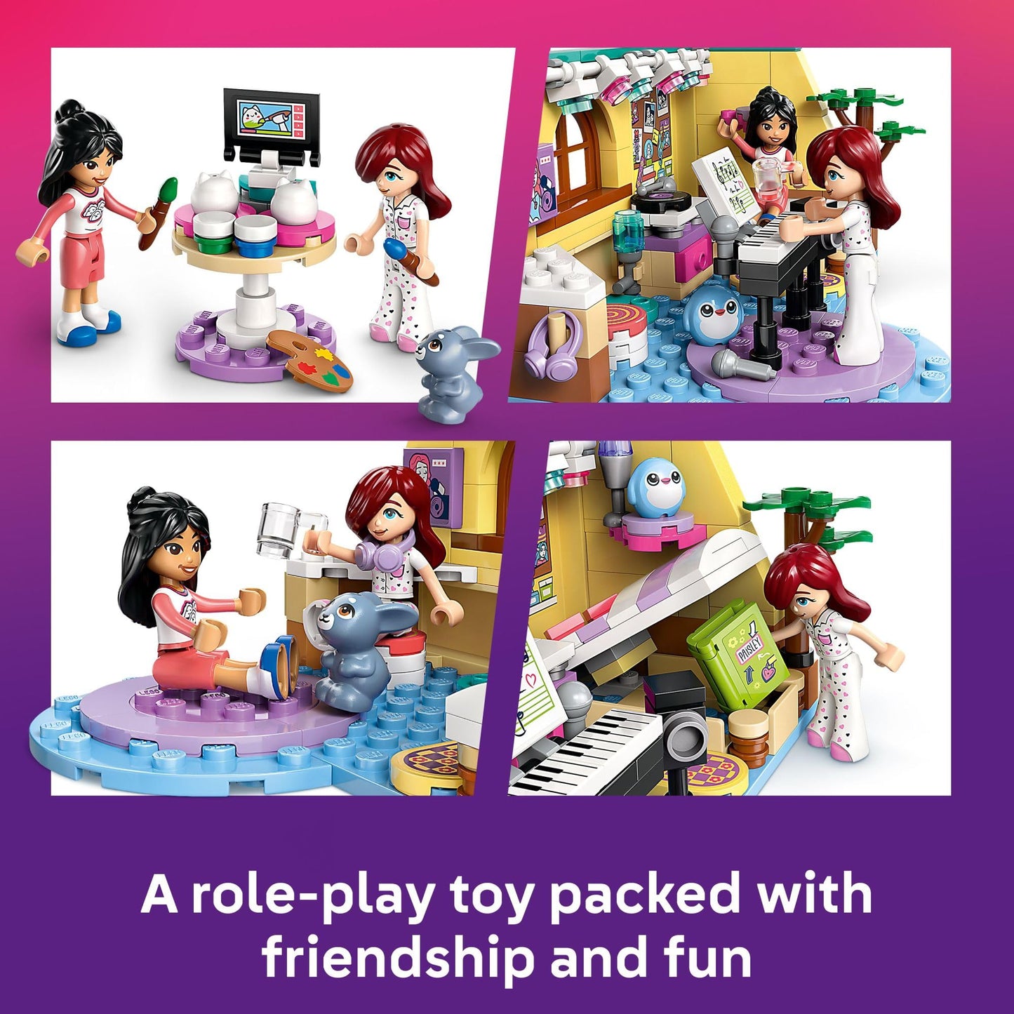LEGO Friends Paisley’s Room 42647 – Art & Music Playset with 2 Minidolls