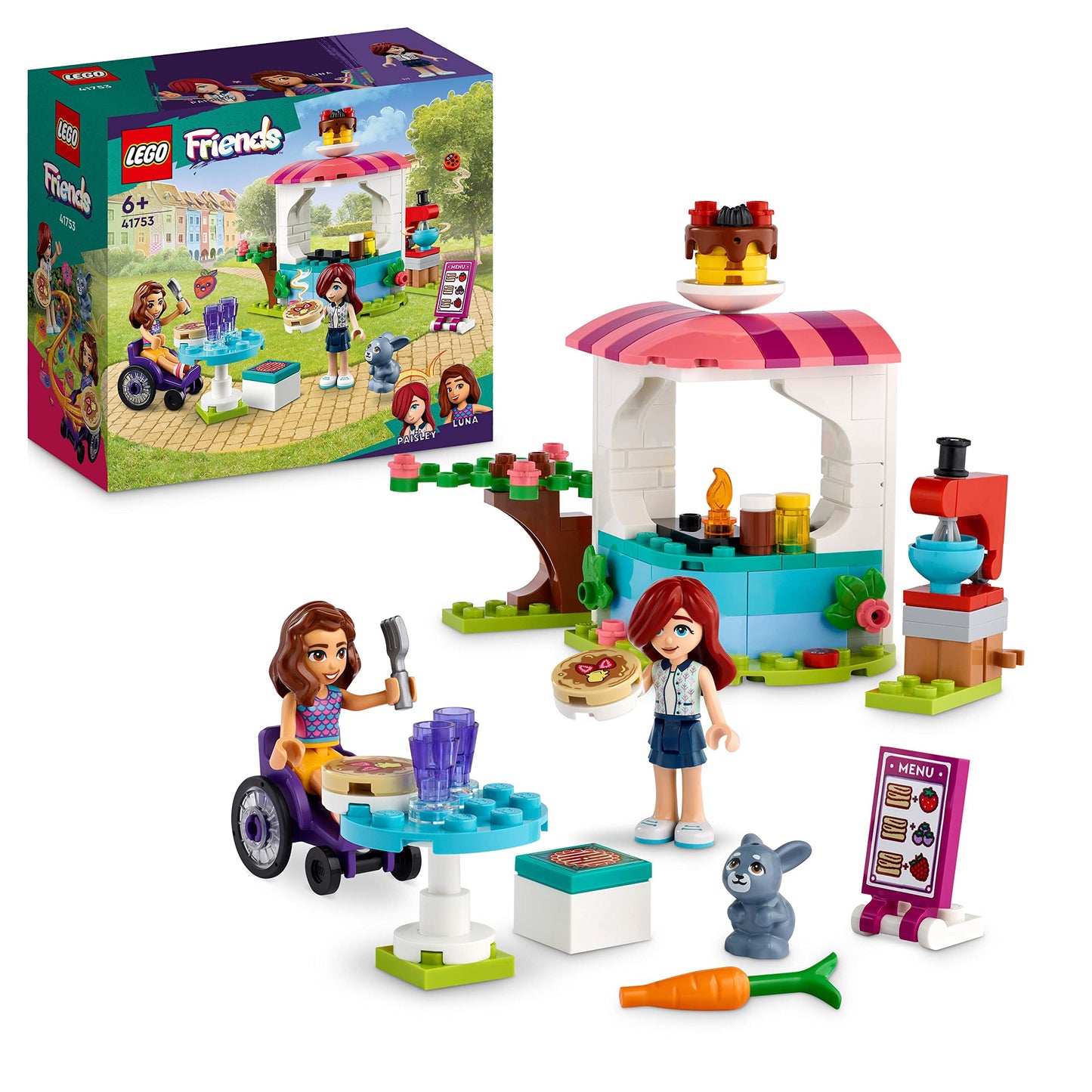 LEGO Friends Pancake Shop 41753 – Creative Toy Café with Luna & Paisley