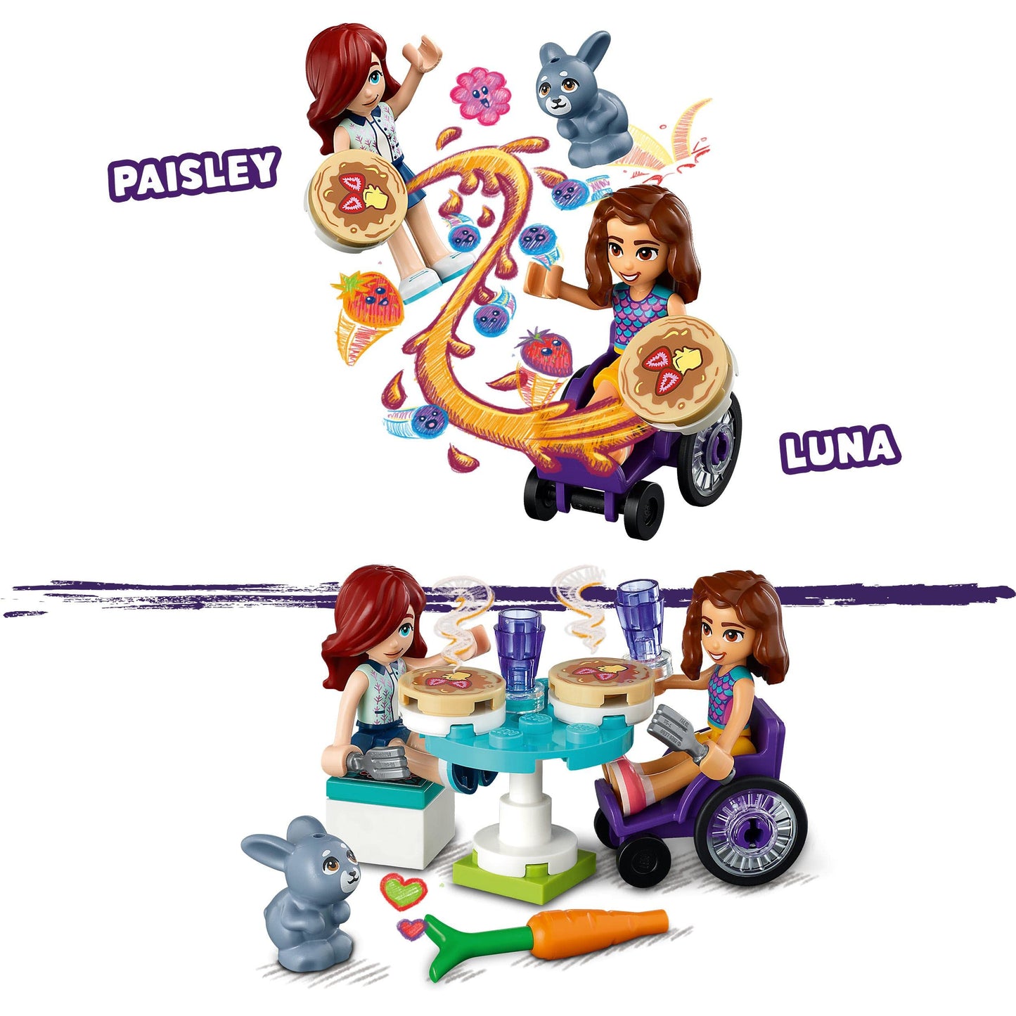 LEGO Friends Pancake Shop 41753 – Creative Toy Café with Luna & Paisley