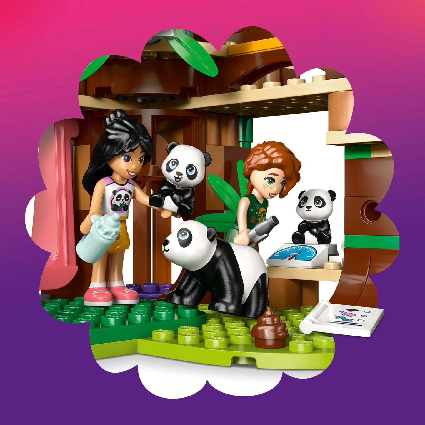 LEGO Friends Panda Sanctuary 42648 | Creative Wildlife Playset for Kids 7–9