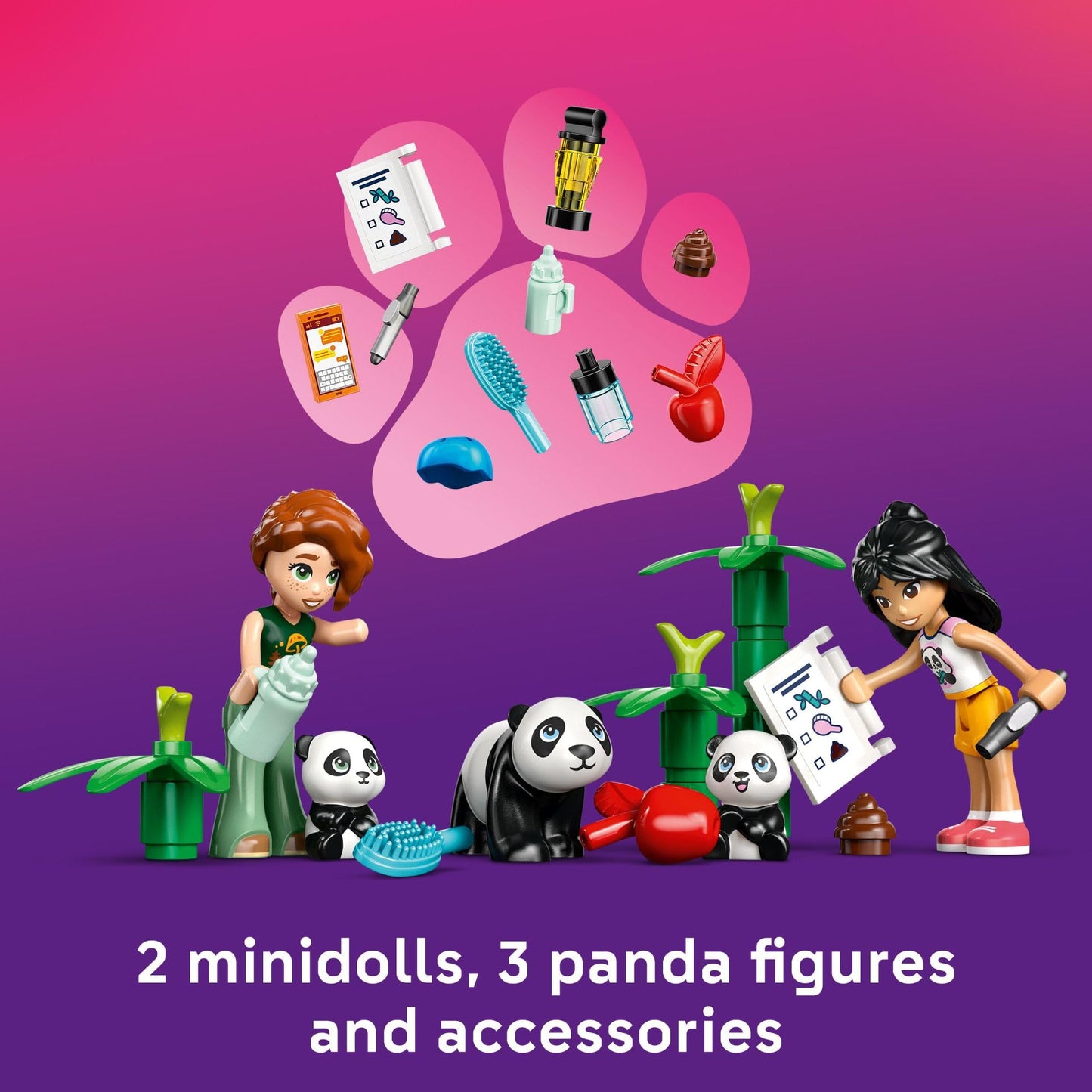 LEGO Friends Panda Sanctuary Animal Care (42648) – Build, Nurture & Explore with Panda Toys