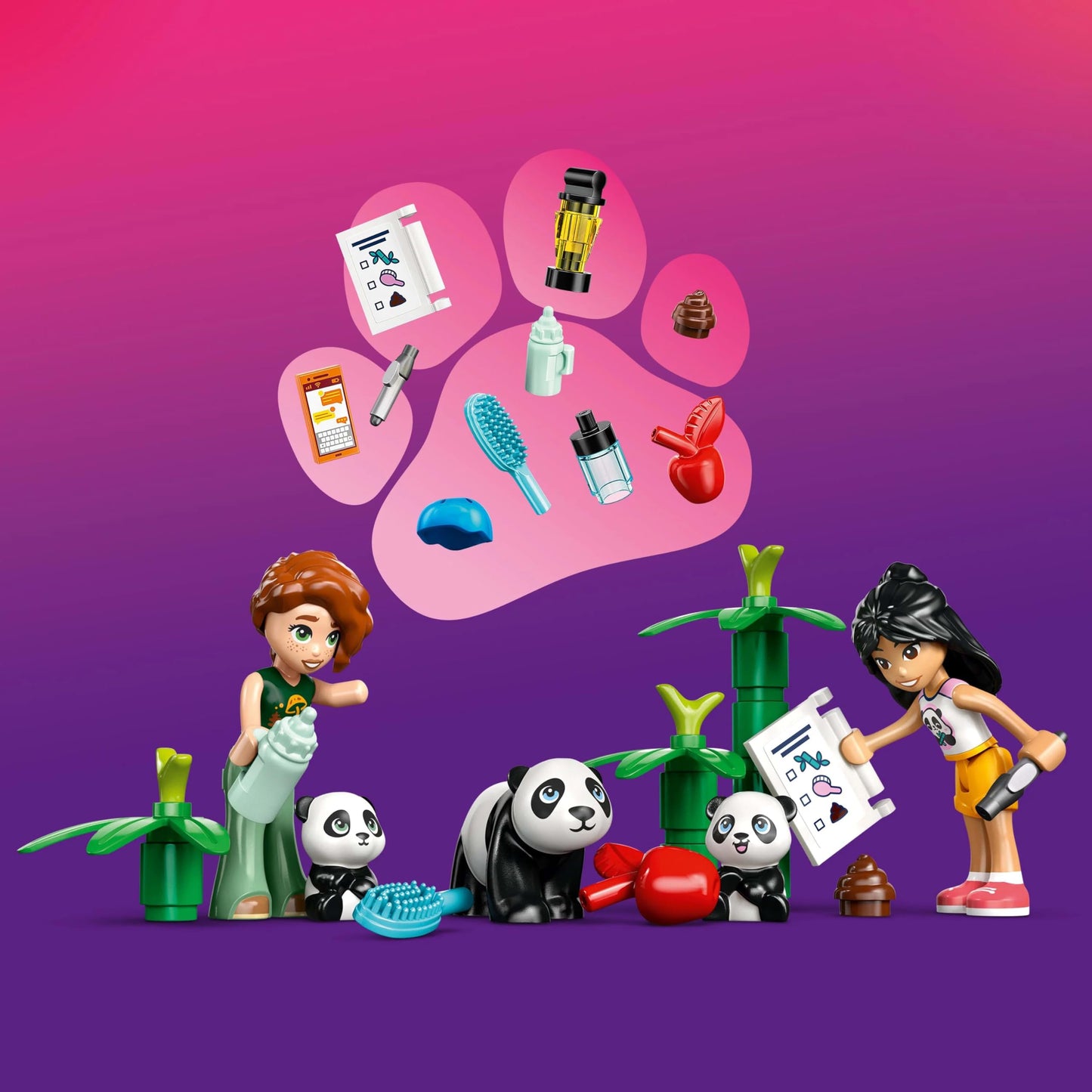 LEGO Friends Panda Sanctuary 42648 | Creative Wildlife Playset for Kids 7–9