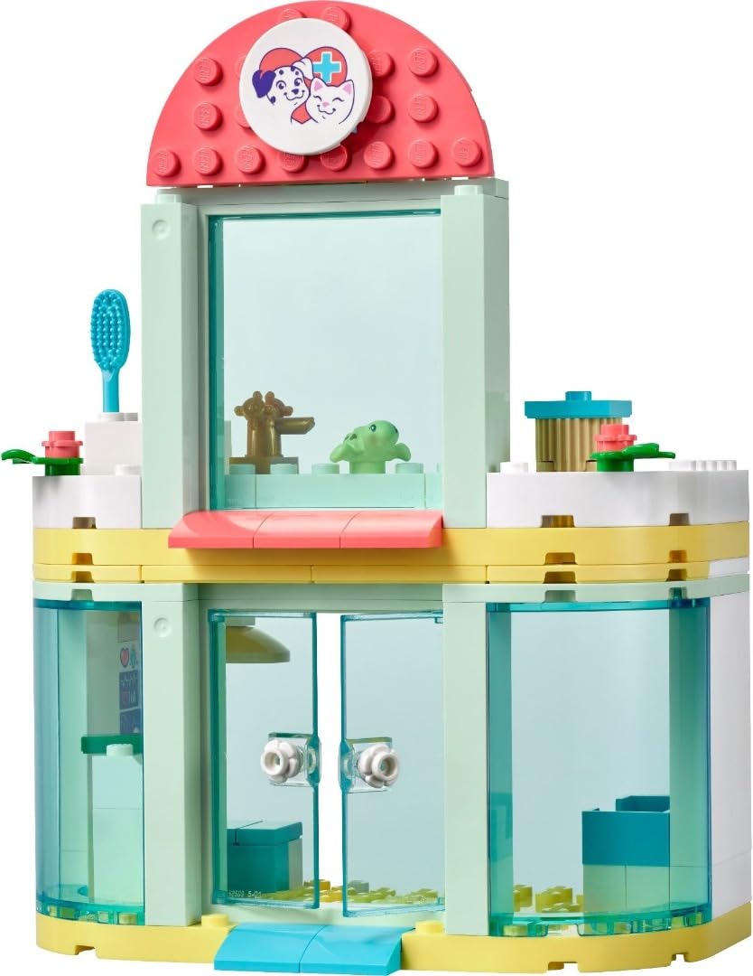 LEGO Friends Pet Clinic 41695 Building Kit — Mia, Cat & Rabbit (111 Pieces)