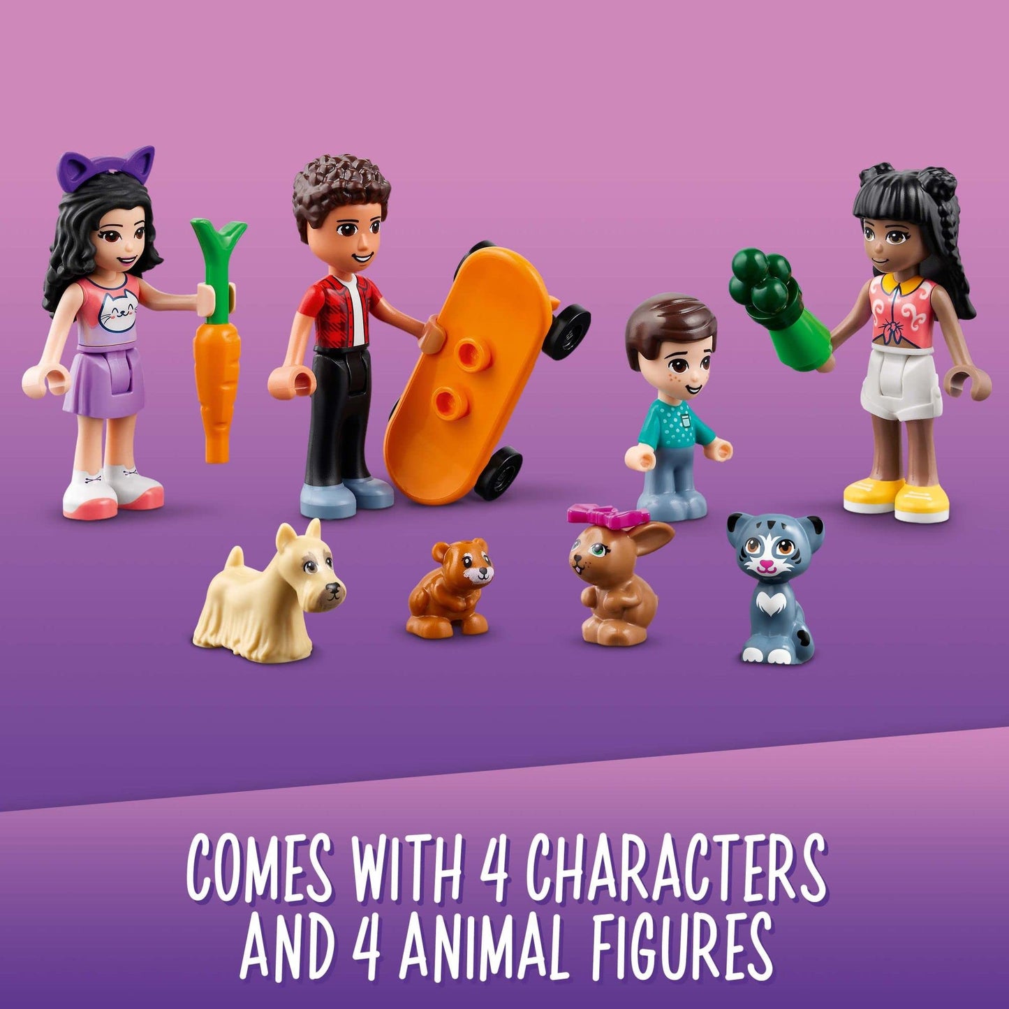 LEGO Friends Pet Day-Care Center 41718 | Heartlake City Toy for Kids 7+ | 593 Pieces