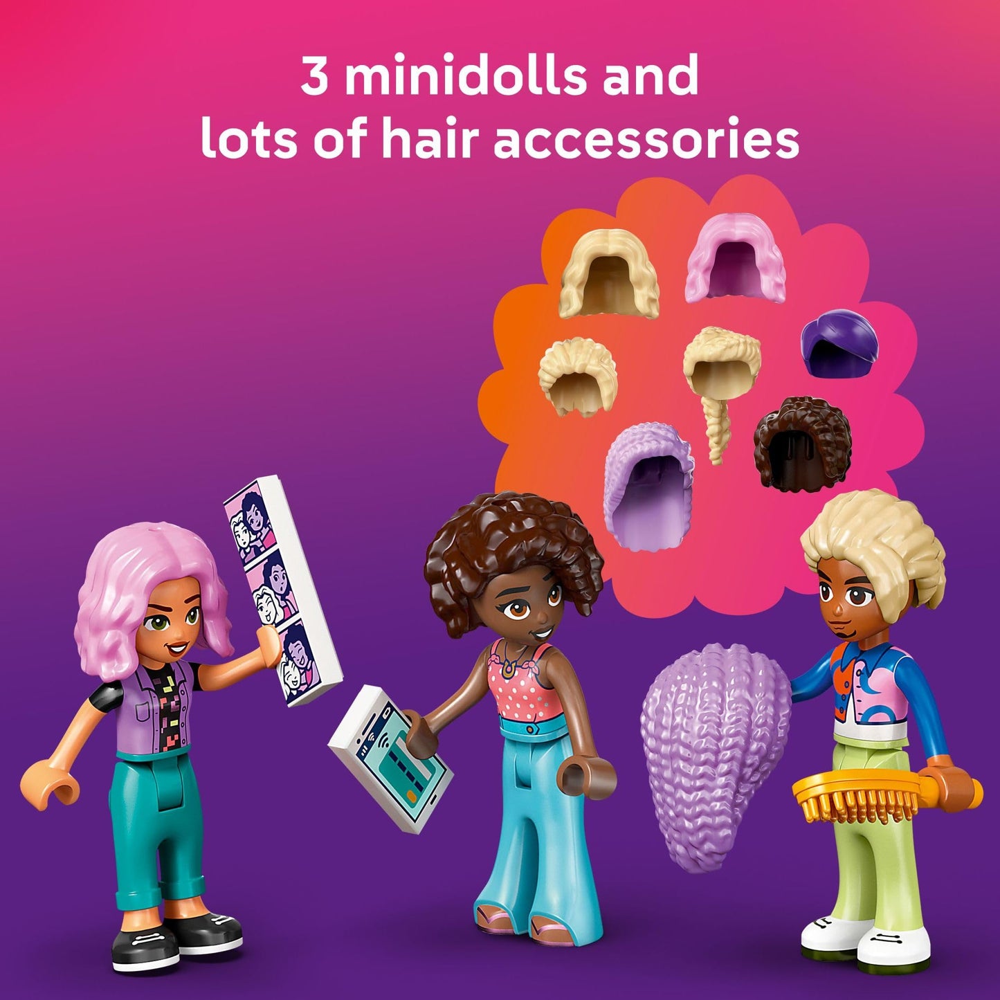 LEGO Friends Hair Salon and Accessories Store 42662 | 3 Minidolls, 347 Pieces
