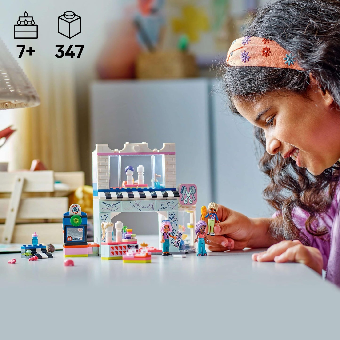 LEGO Friends Hair Salon & Accessories Shop 42662 – Imaginative Pretend Play Set for Kids 7+
