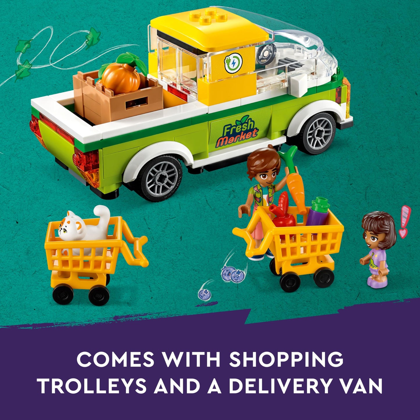 LEGO Friends Organic Grocery Store 41729 – 830-Piece Heartlake City Supermarket Playset for Kids 8+