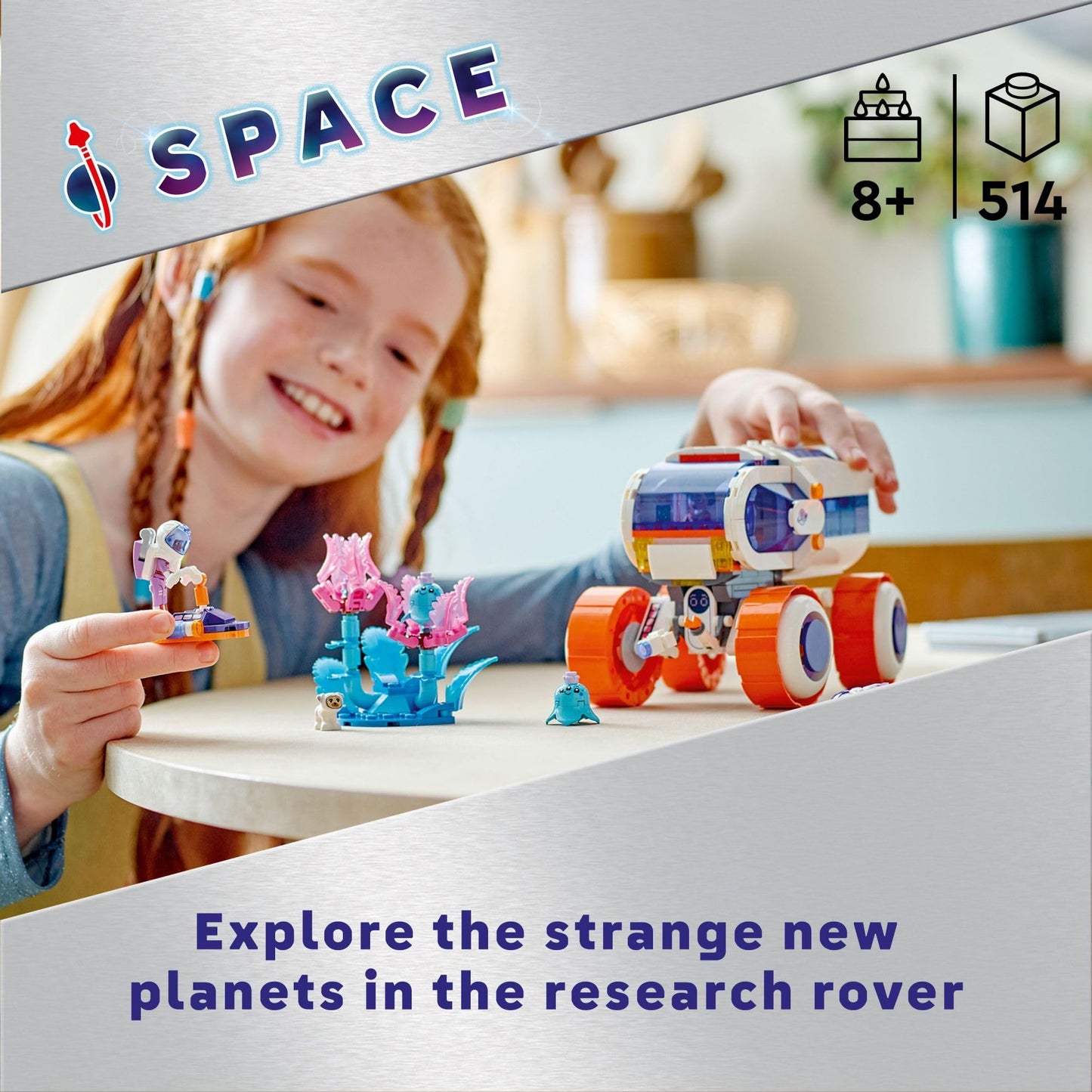 LEGO Friends Space Research Rover 42602 – Space Toy with Mini-Dolls and Dog