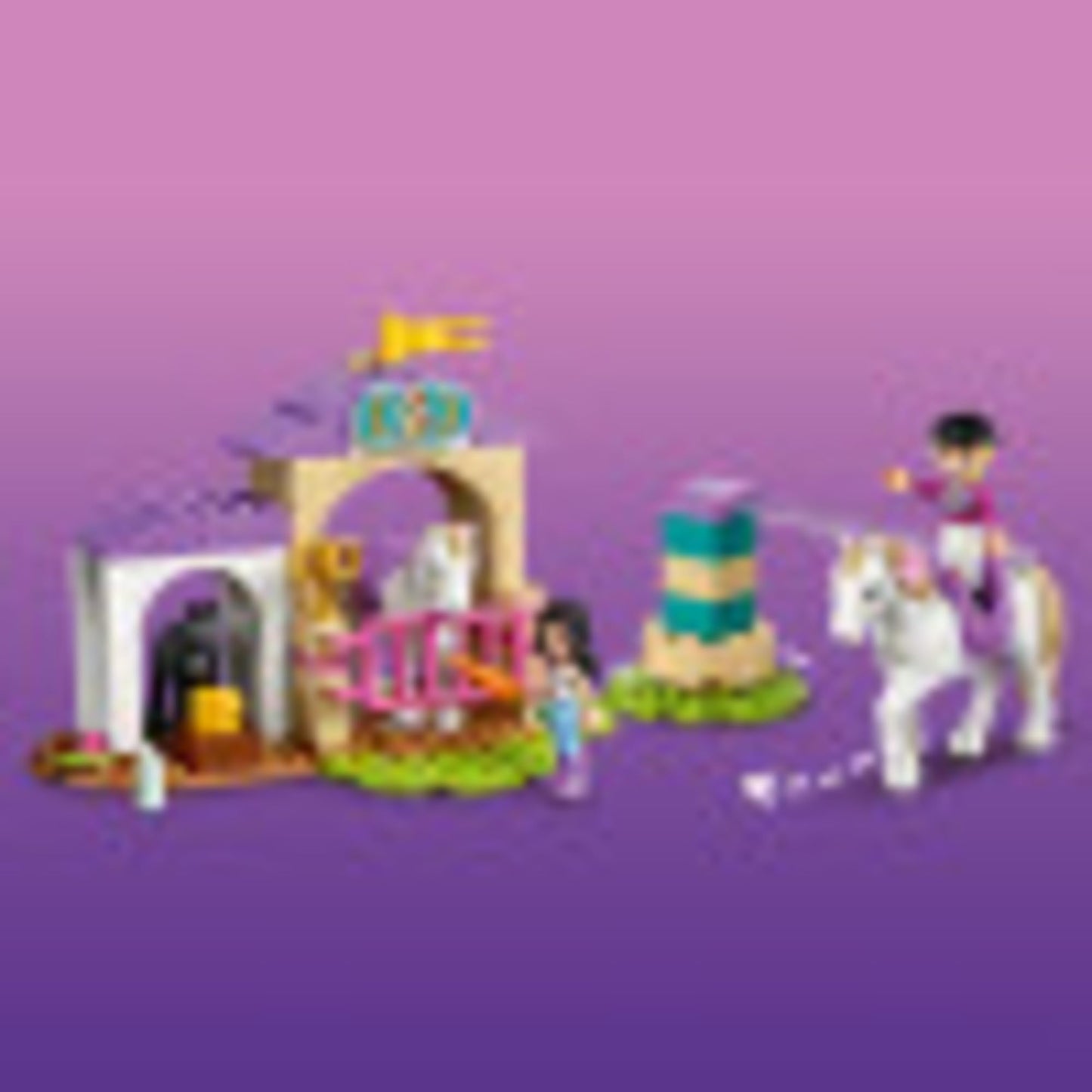 LEGO Friends Horse Training and Trailer Set 41441 – Stables, Car & Foal Figure | Gift for Kids 4+