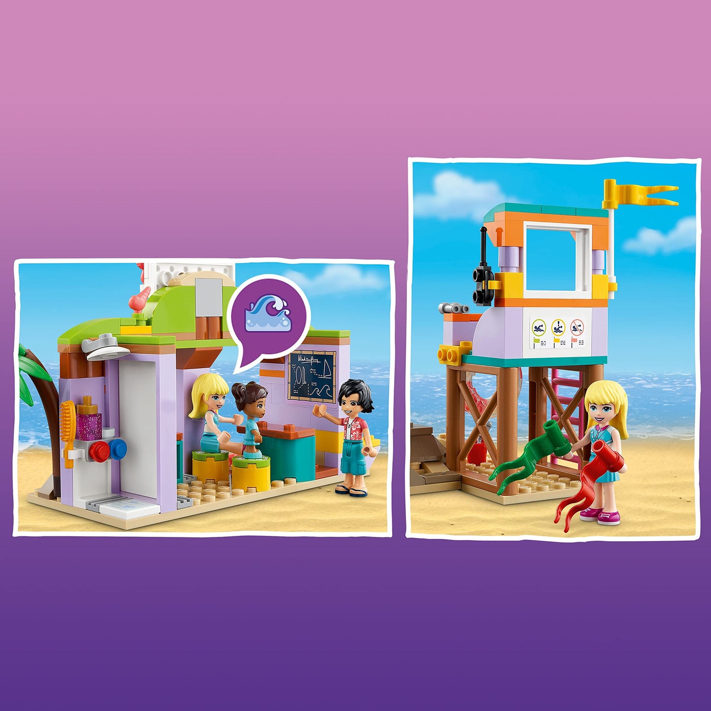 LEGO Friends Surfer Beach Fun 41710 Building Set – 288 Pieces for Creative Beach Play