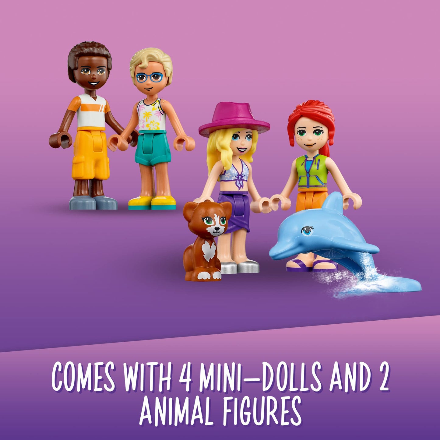 LEGO Friends Vacation Beach House 41709 | Creative Beachside Playset for Kids 7+