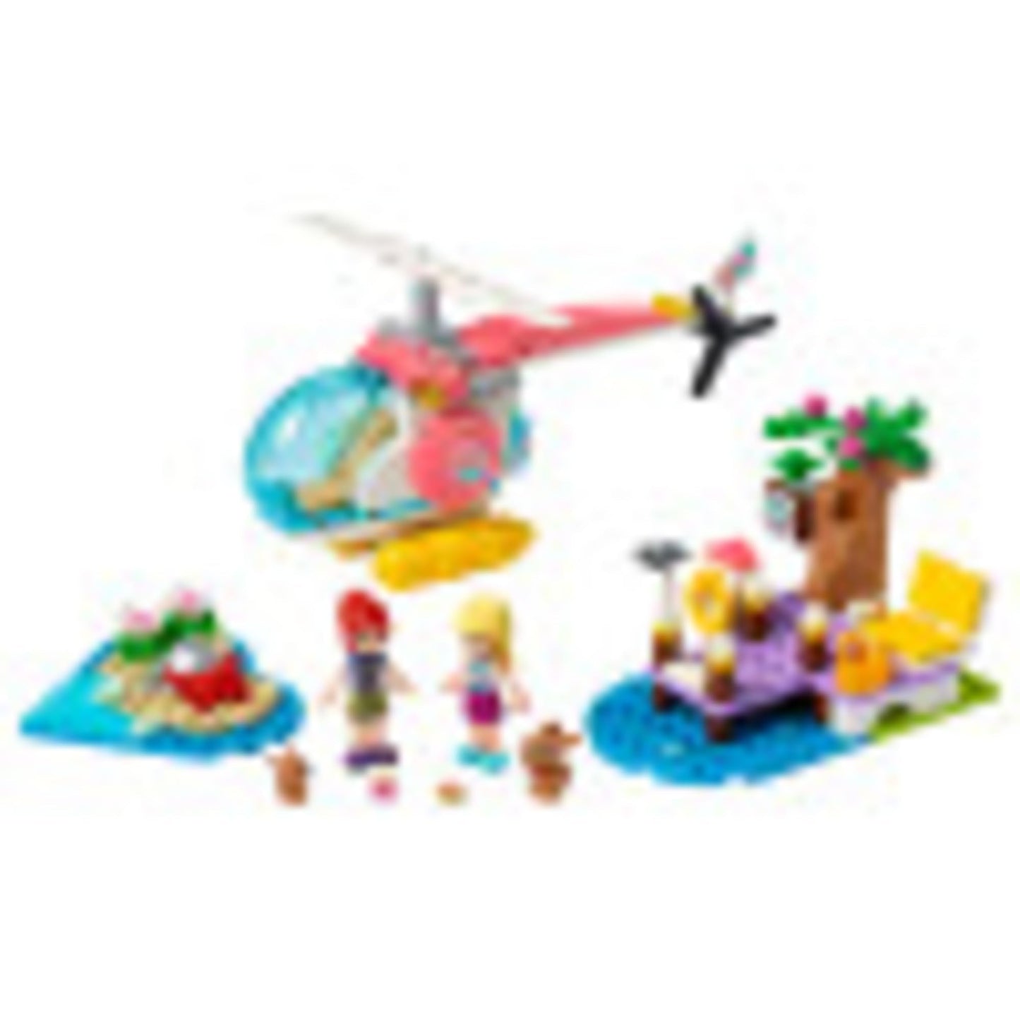 LEGO Friends Vet Clinic Rescue Helicopter 41692 – 249-Piece Building Kit for Kids (2021)