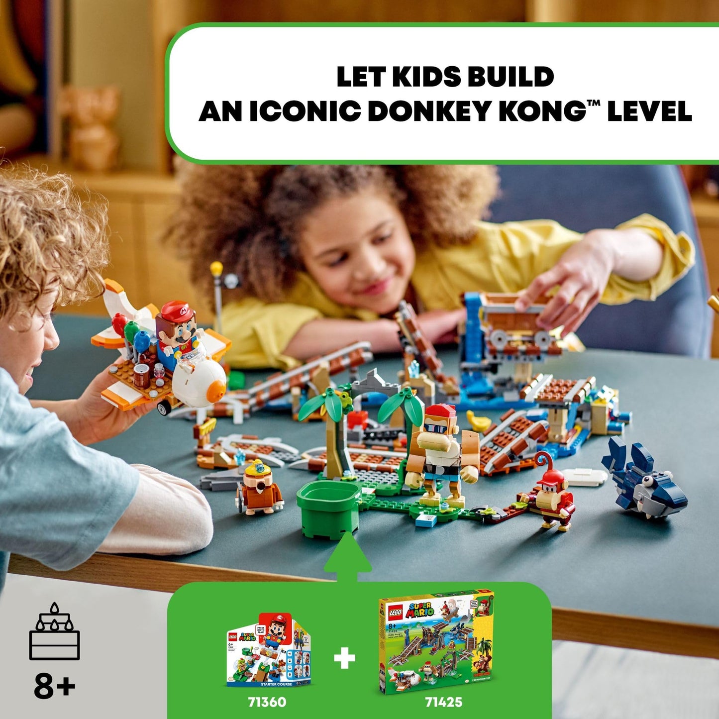 LEGO Super Mario Diddy Kong’s Mine Cart Ride Expansion Set 71425