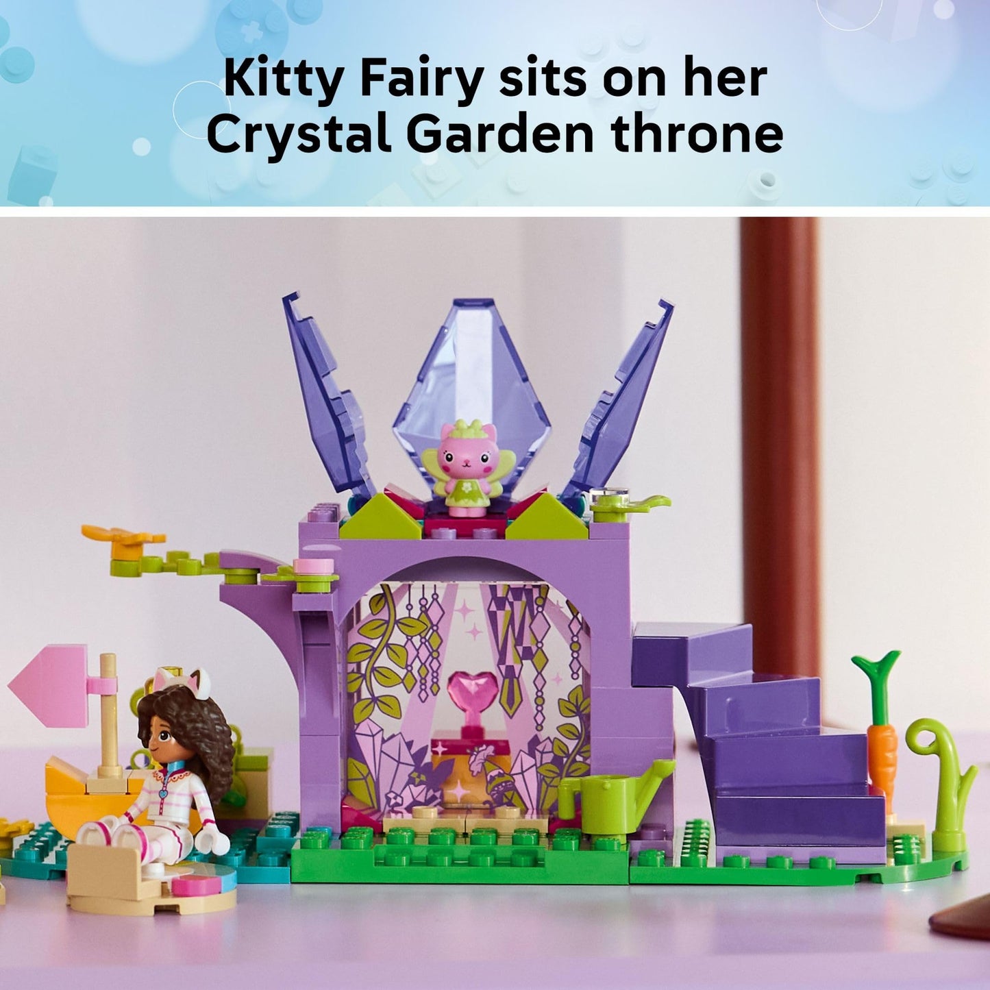 LEGO Gabby’s Dollhouse Sweet Treat Mountain & Kitty Garden 11205 – 263-Piece Building Set