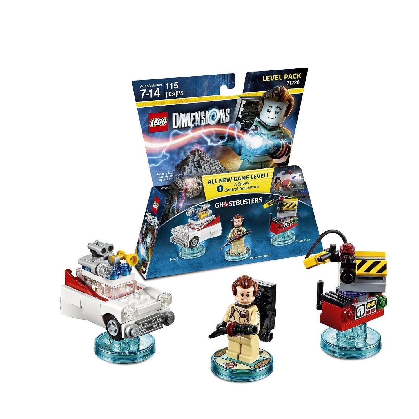 LEGO Dimensions Ghostbusters Level Pack – Peter Venkman, Ecto-1 & Ghost Trap