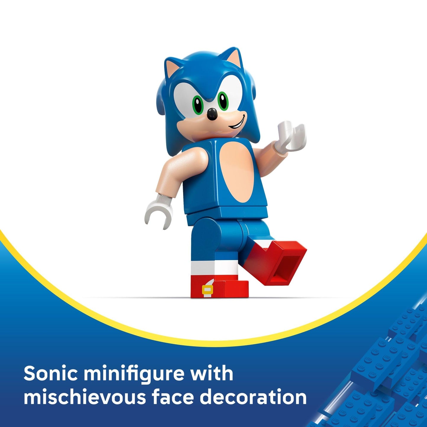 LEGO Sonic the Hedgehog Speedster Lightning Race Car (77117) | Build & Play Set