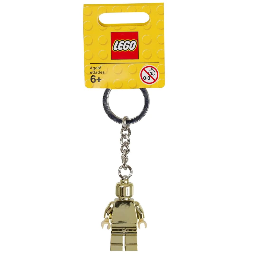 LEGO Classic Limited Edition Mini Figure Keychain #852688 Golden Minifigure