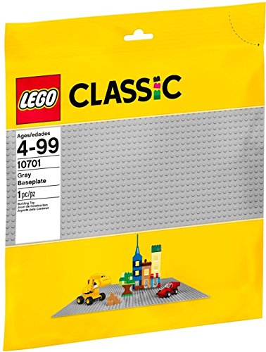 LEGO Classic Gray Baseplate 10701 – 48x48 Stud Build Surface for LEGO Bricks