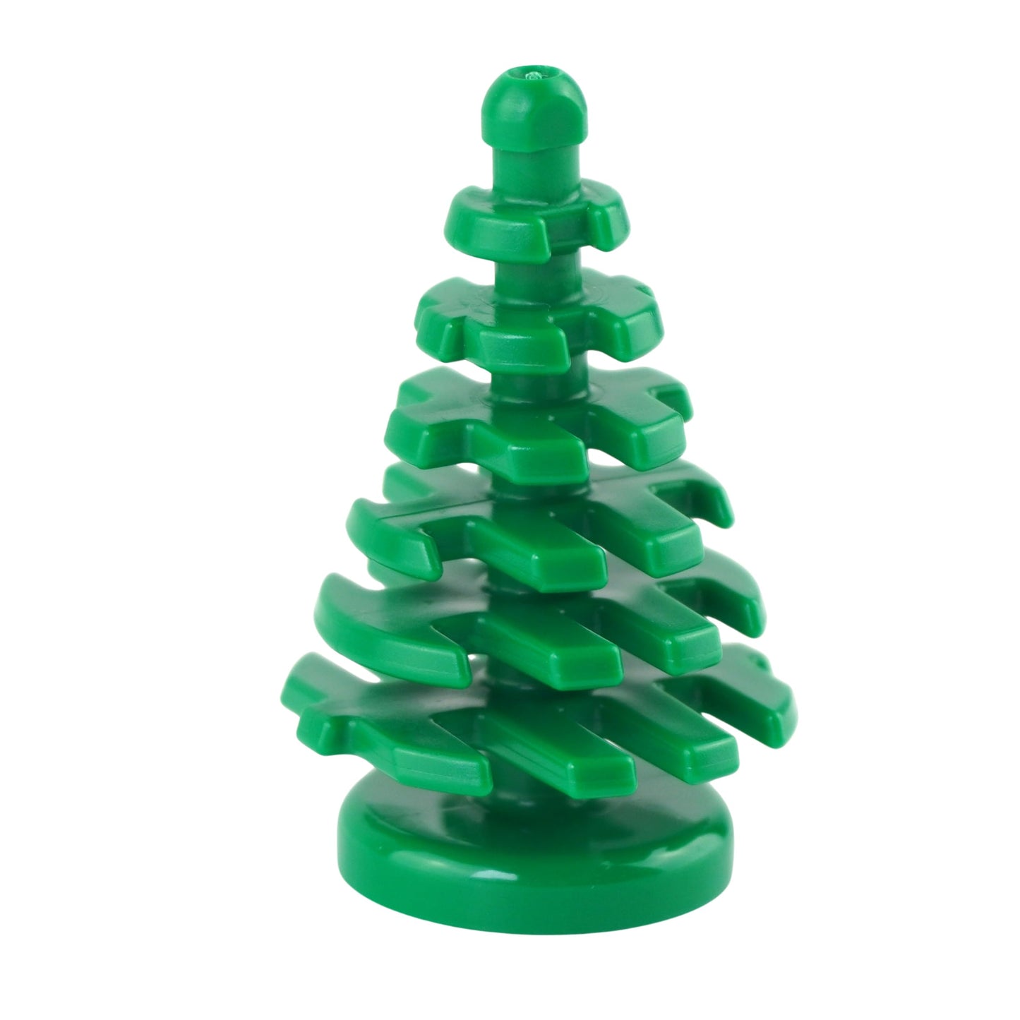 LEGO Green Pine Tree 2x2x4 – 10-Piece Small Forest Foliage for City & Christmas Builds