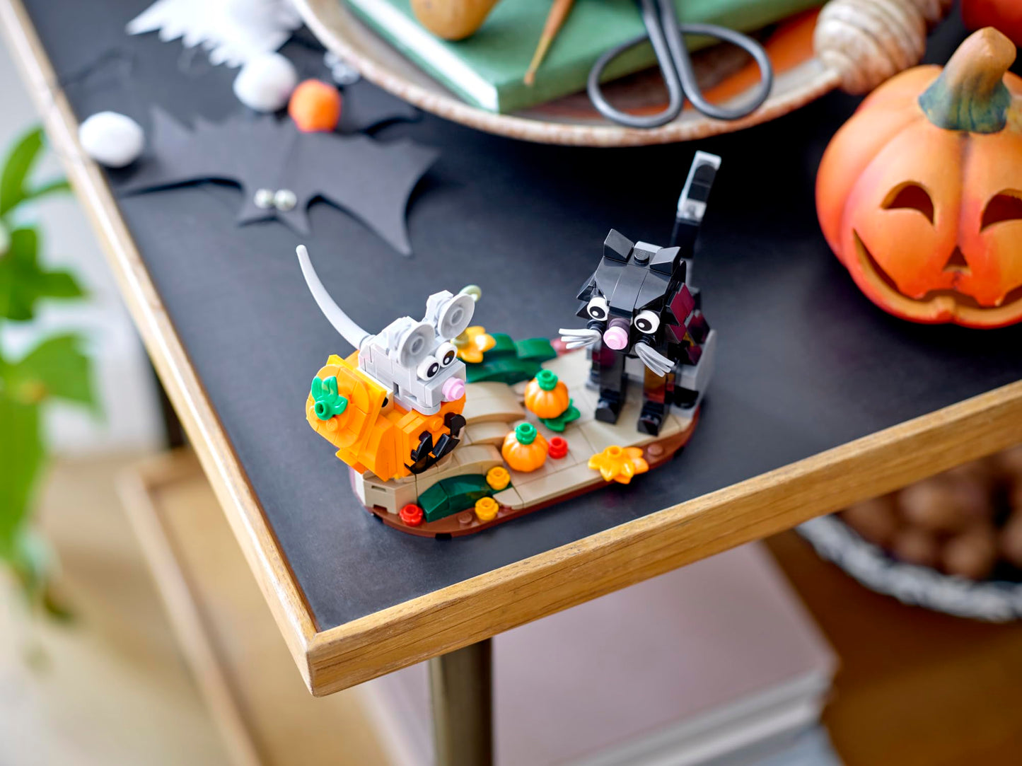 LEGO Halloween Cat & Mouse 40570 Building Kit – Whimsical Halloween Decor