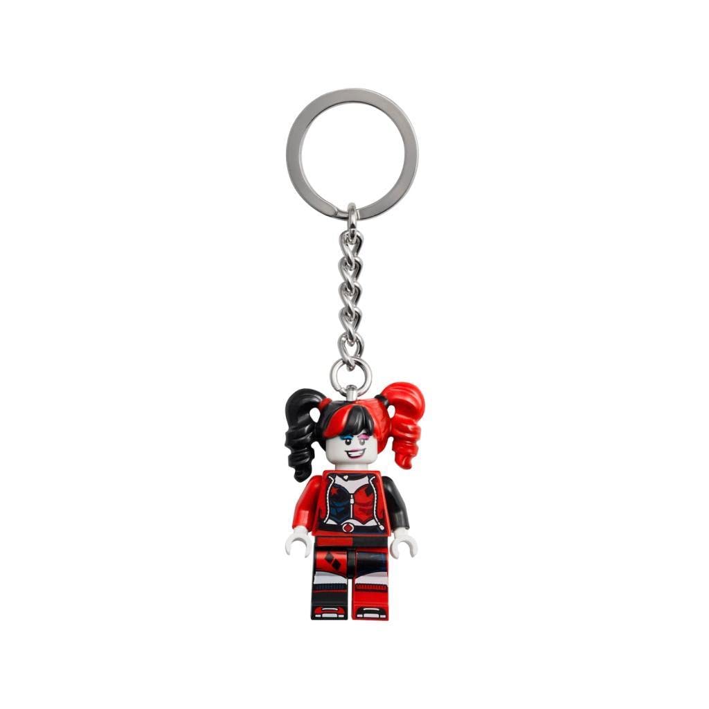 LEGO Harley Quinn Minifigure Keyring 854238 | Super Heroes Collectible
