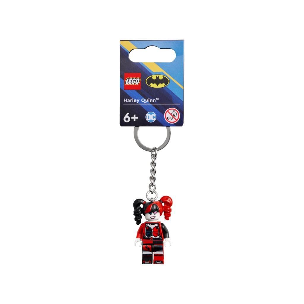LEGO Harley Quinn Minifigure Keyring 854238 | Super Heroes Collectible