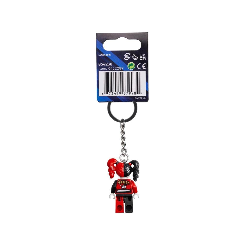 LEGO Harley Quinn Minifigure Keyring 854238 | Super Heroes Collectible